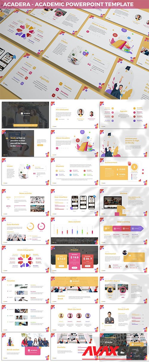 Acadera - Academic Powerpoint Template