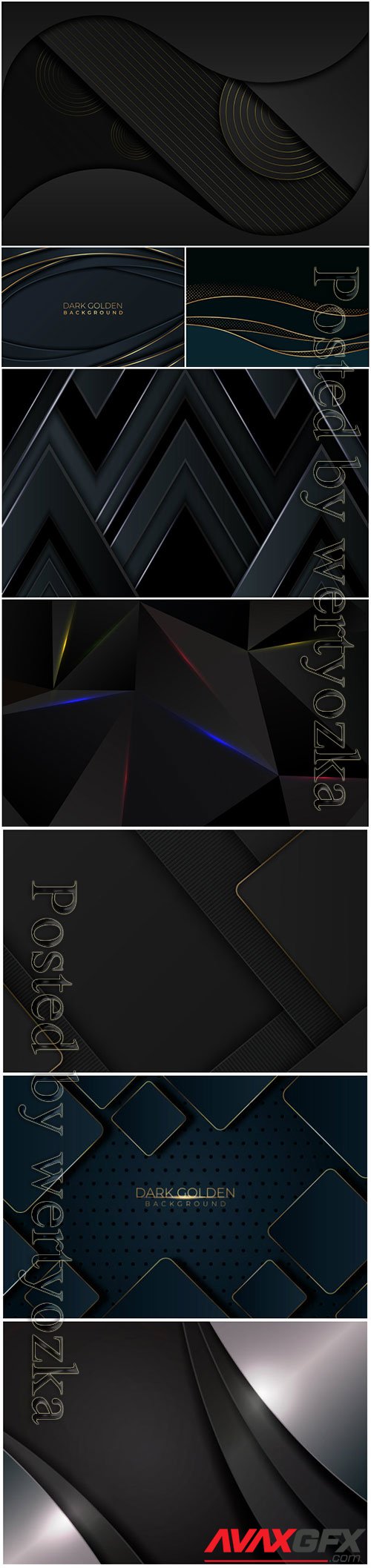 Luxury abstract backgrounds in vector # 9