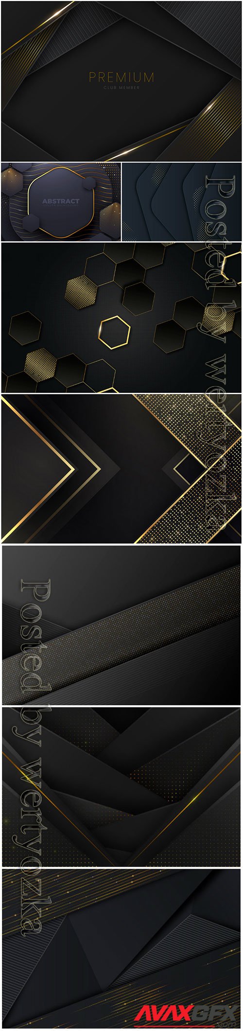 Luxury abstract backgrounds in vector