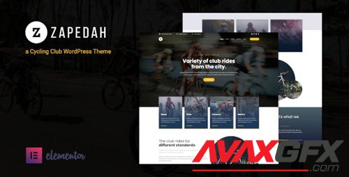 ThemeForest - Zapedah v1.0 - Cycling Club WordPress Theme - 26840569