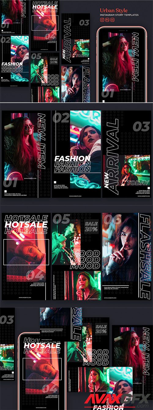 Urban Style Instagram Story Template