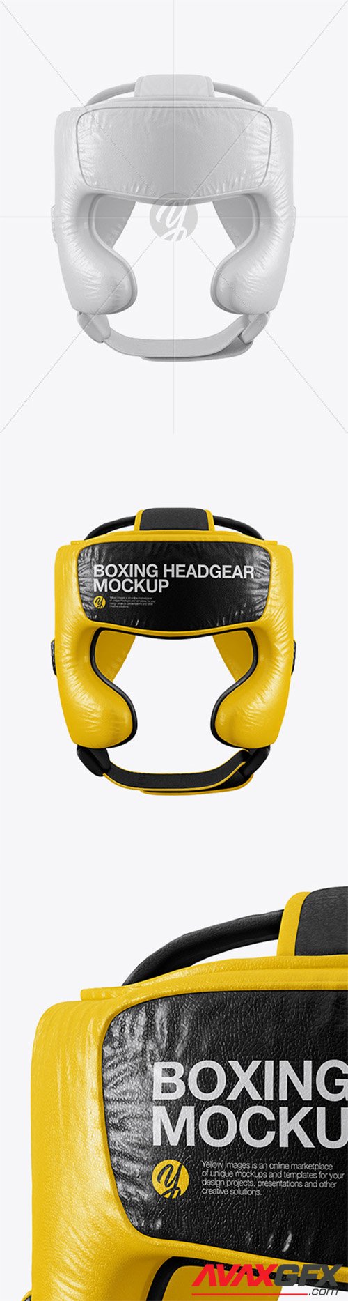 Boxing Headgear Mockup - Front View 21687