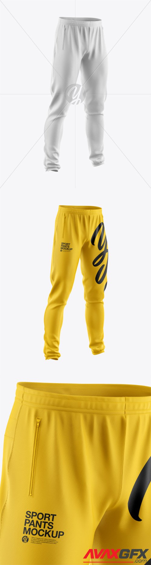 Sport Pants Mockup - Half Side View 33487