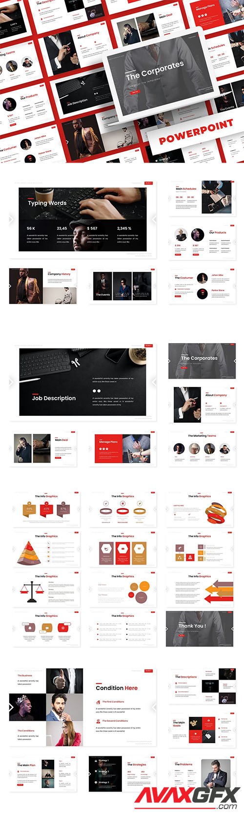 The Corporate - PowerPoint, Keynote, Google Slides Templates