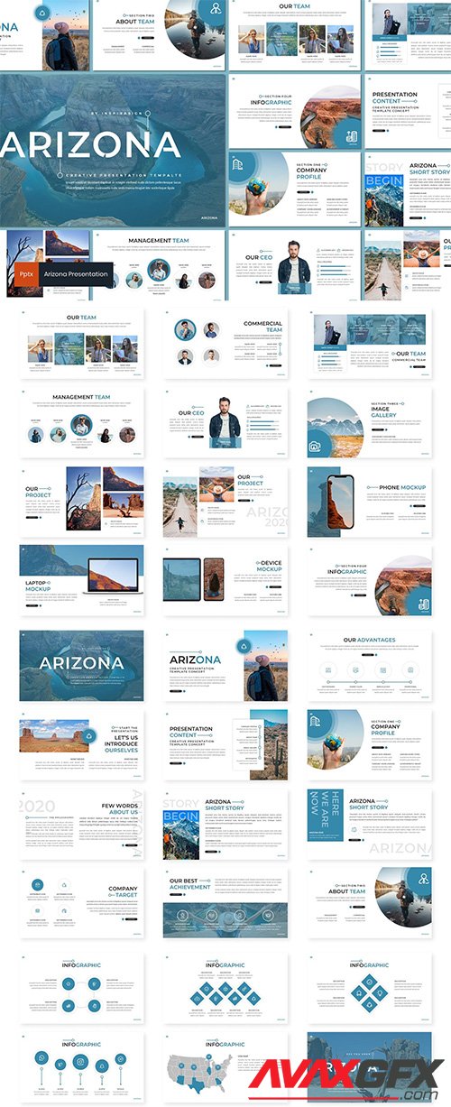 Arizona - PowerPoint, Keynote, Google Slides Templates