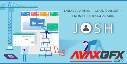 CodeCanyon - Josh v7.0.3 - Laravel Admin Template + Front End + CRUD - 8754542