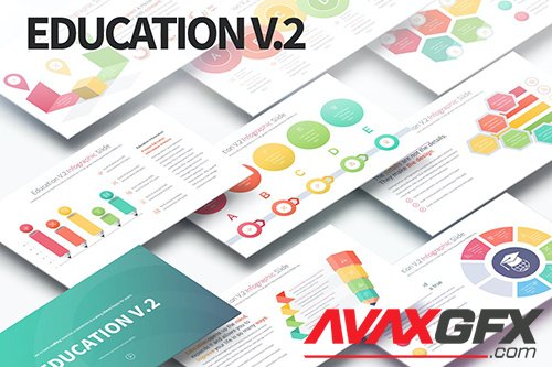 Education V.2 - PowerPoint Infographics Slides