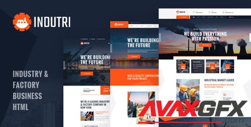 ThemeForest - Indutri v1.0 - HTML Template For Industry & Factory Business - 26785881