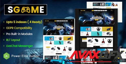 ThemeForest - SGame v1.0.1 - Responsive Accessories Store OpenCart Theme (Include 3 mobile layouts) - 25820374