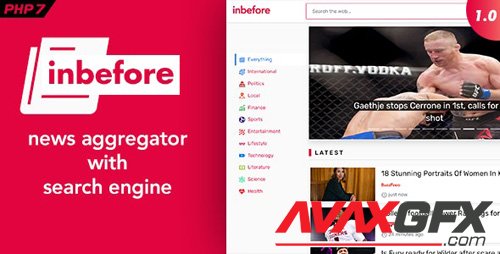 CodeCanyon - InBefore v1.0.4 - News Aggregator with Search Engine - 24809255 - NULLED