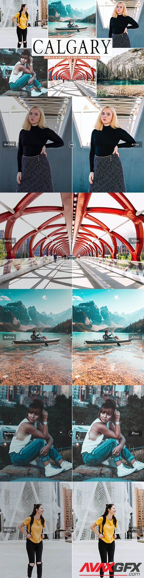 Calgary Mobile & Desktop Lightroom Presets