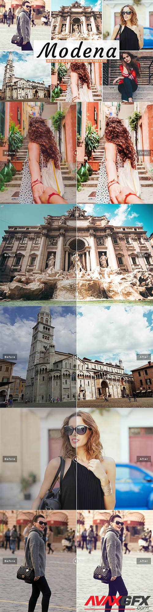 Modena Mobile & Desktop Lightroom Presets