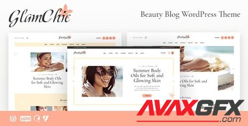 ThemeForest - GlamChic v1.0.2 - Beauty Blog & Online Magazine WordPress Theme - 21704047