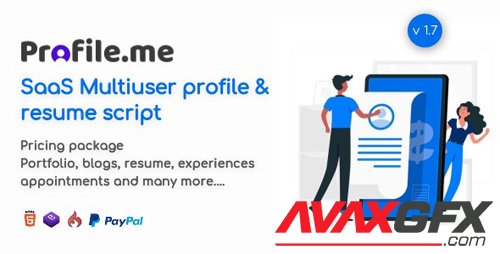 CodeCanyon - Profile.me v1.7 - Saas Multiuser Profile & Resume Script - 23743952 - NULLED
