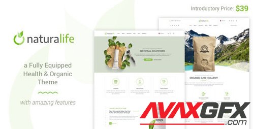 ThemeForest - NaturaLife v1.9 - Health & Organic WordPress Theme - 21811815