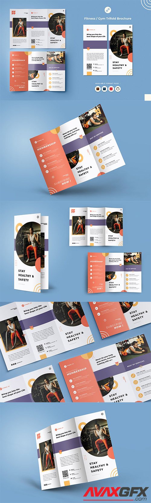 Fitness & Gym Trifold Brochure