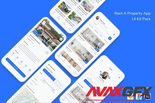 Rent A Property App UI Kit Pack