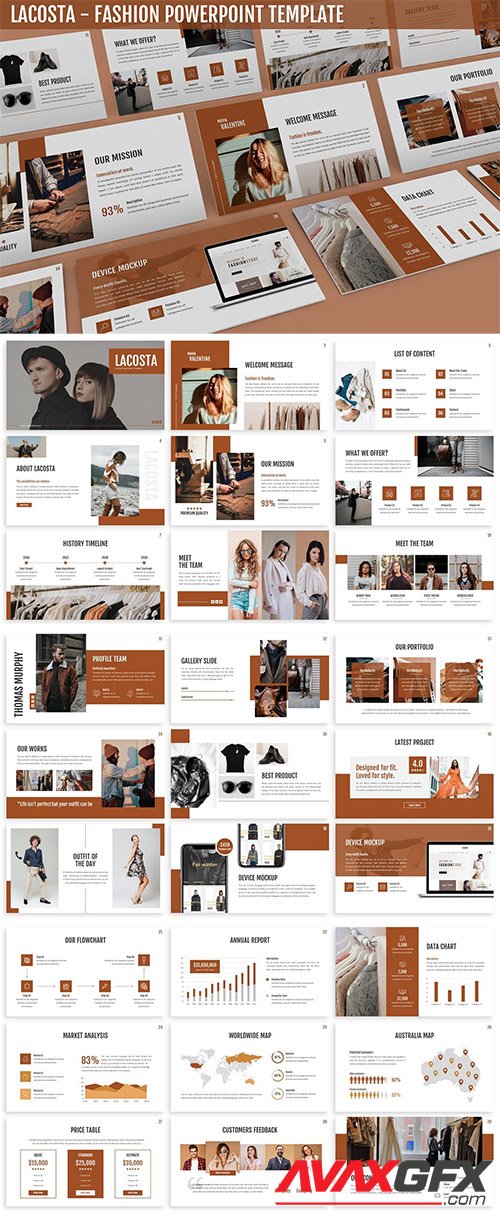 Lacosta - Fashion Powerpoint Template
