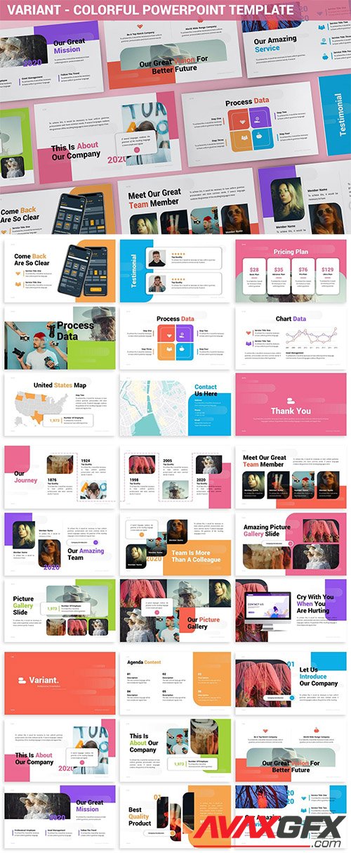 Variant - Colorful Powerpoint Template