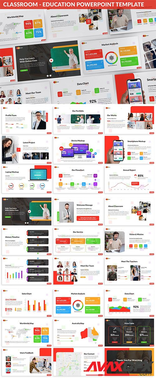 Classroom - Education Powerpoint Template