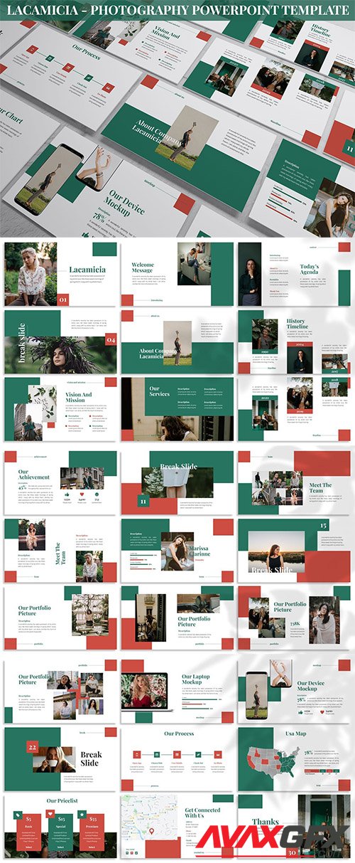 Lacamicia - Photography Powerpoint Template