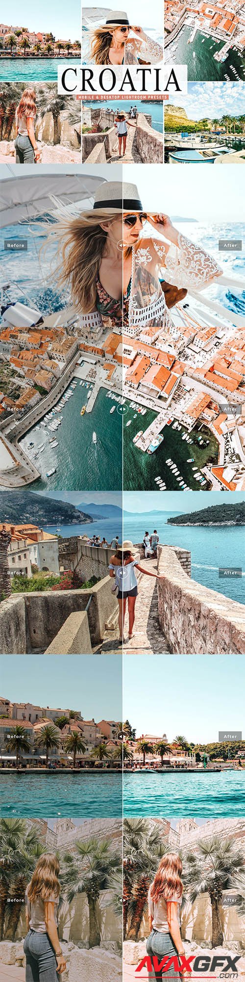 Croatia Mobile & Desktop Lightroom Presets