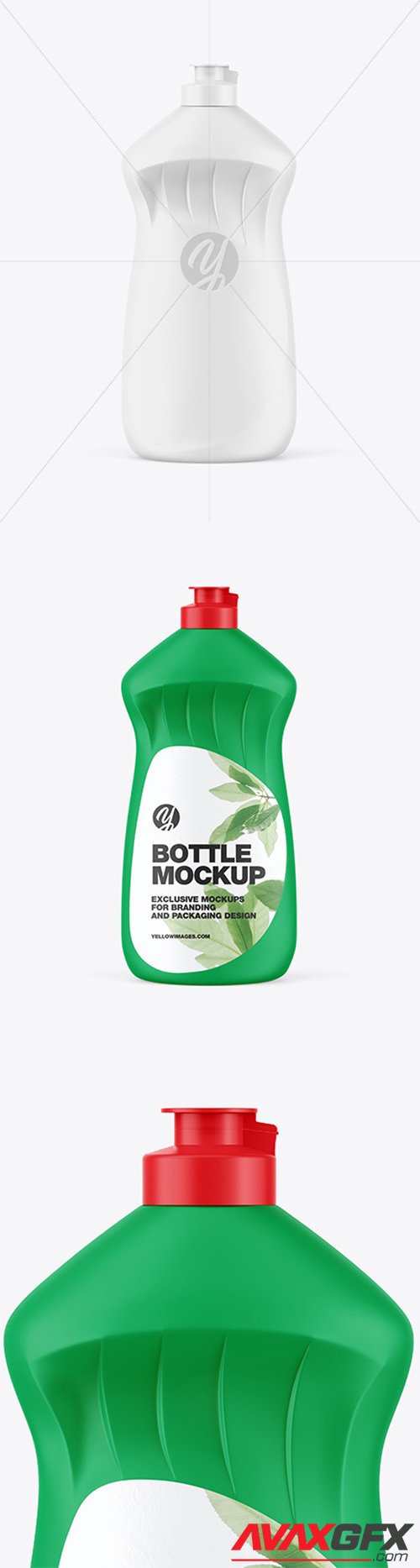 Washing-up Liquid Matte Bottle Mockup 61523