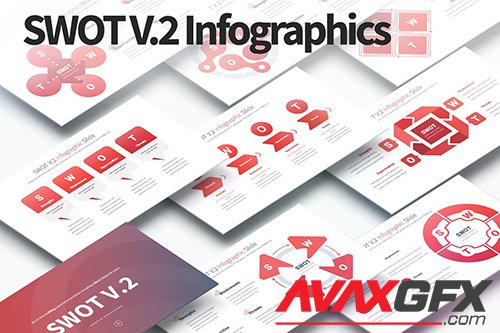 SWOT V.2 - PowerPoint Infographics Slides