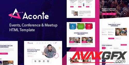 ThemeForest - Aconte v1.0 - Events, Conference and Meetup HTML Template - 27061361