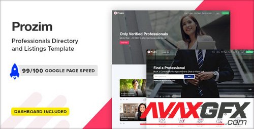 ThemeForest - Prozim v1.0 - Professionals Directory & Listings Template - 26518264