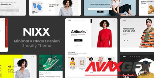 ThemeForest - NIXX v1.0.0 - Minimal & Clean Fashion Shopify Theme - 22818318