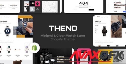 ThemeForest - THENO v1.0.0 - Minimal & Clean Watch Store Shopify Theme - 23237714