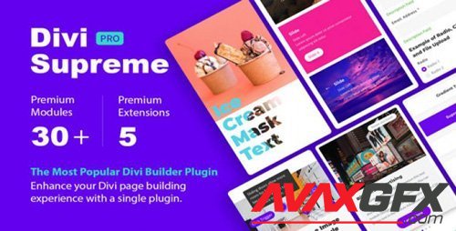 Divi Supreme Pro v3.1.1 - Custom & Creative Divi Modules To Help You Build Amazing Websites