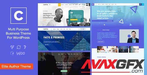 ThemeForest - Capital v1.8 - Multi Purpose Business WordPress Theme - 20376362