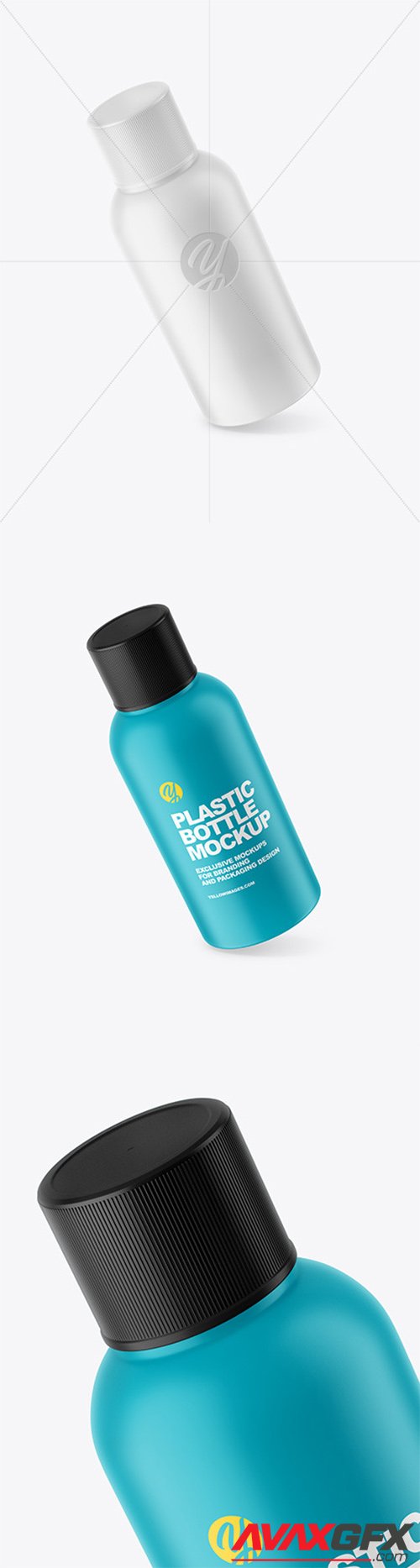 Matte Plastic Bottle Mockup 61572