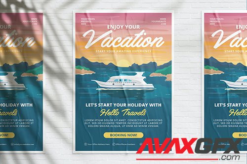 Enjoy Your Vacation Flyer