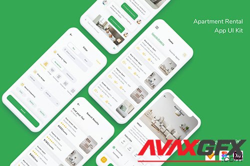 Apartment Rental App UI Kit
