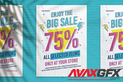 90's Big Sale Flyer