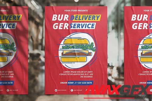 Burger Delivery Flyer