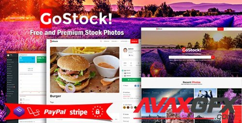 CodeCanyon - GoStock v3.9 - Free and Premium Stock Photos Script - 19407325