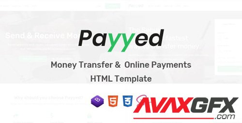 ThemeForest - Payyed v1.1 - Money Transfer and Online Payments HTML Template - 24017808
