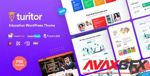 ThemeForest - Turitor v1.1.2 - LMS & Education WordPress Theme - 25282972