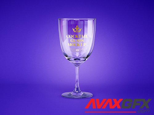 Realistic Cocktail Glass Mockup 355003418