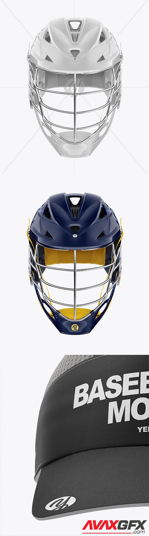 Lacrosse Helmet Mockup 61438