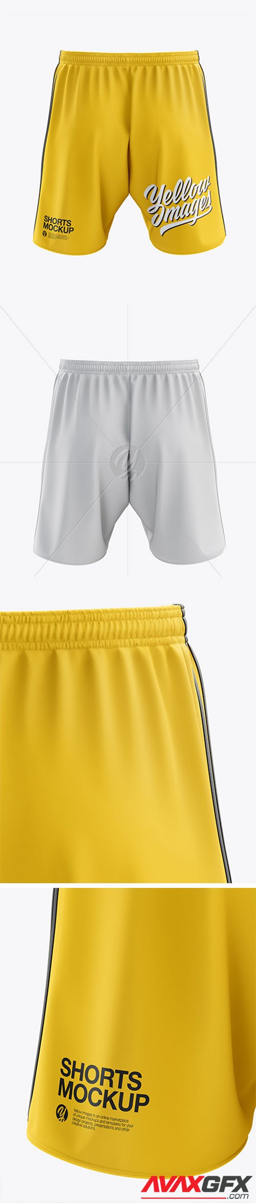 Men’s Soccer Shorts mockup (Back View) 38707