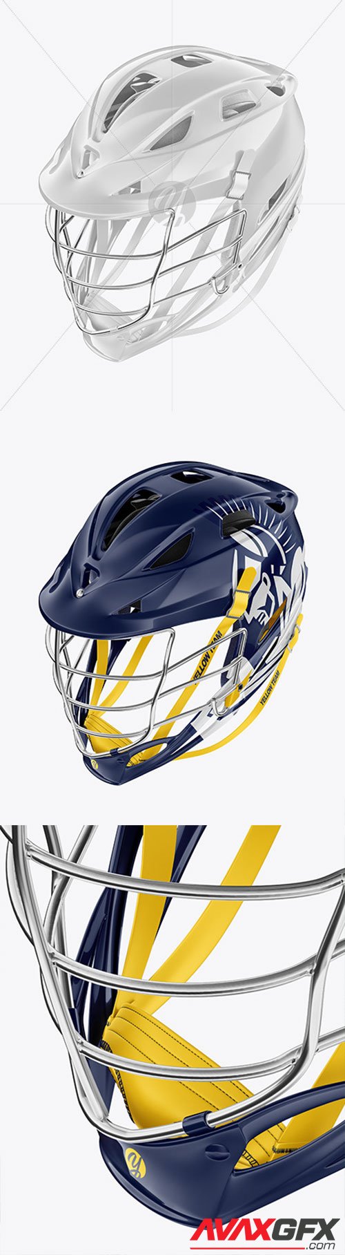 Lacrosse Helmet Mockup 61608