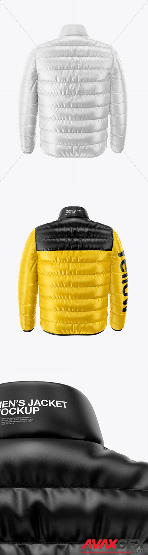 Men's Down Jacket Mockup 51175