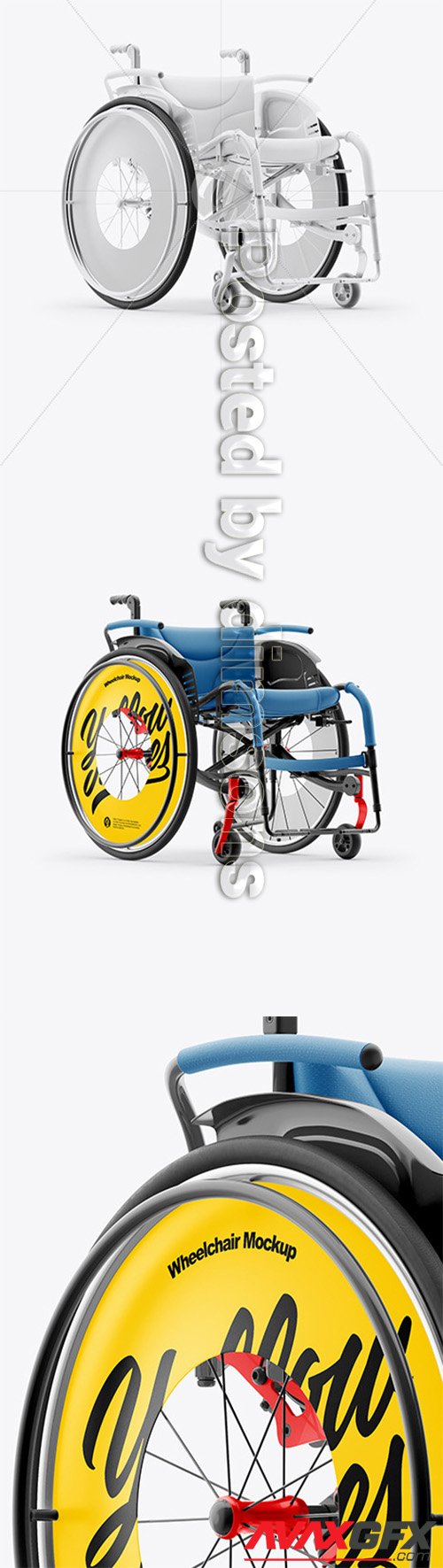 Wheelchair Mockup 47664