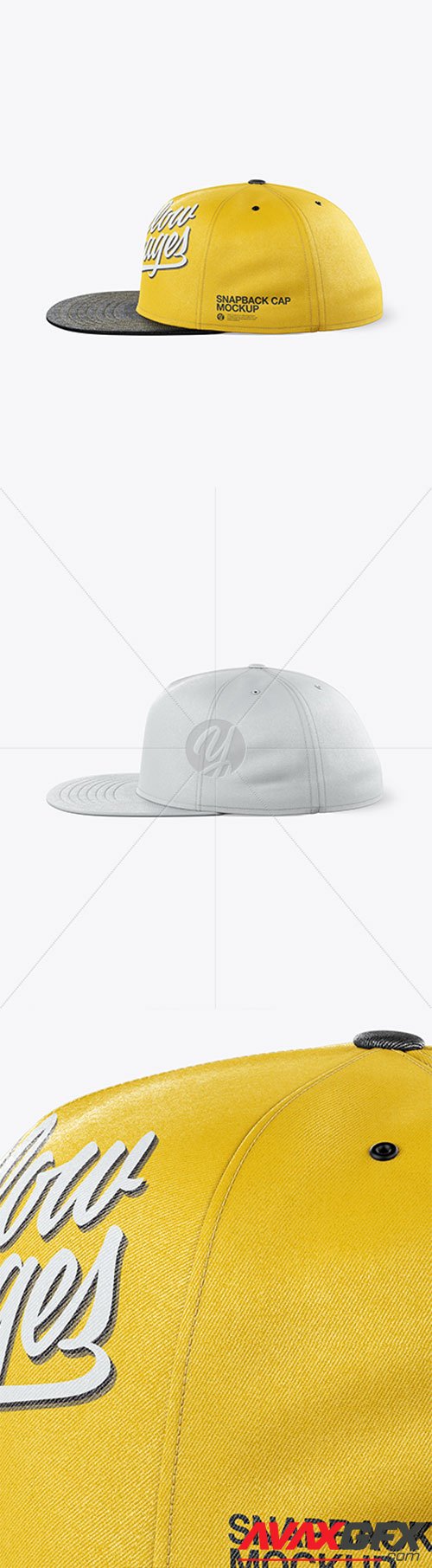 Snapback Cap Mockup 35404