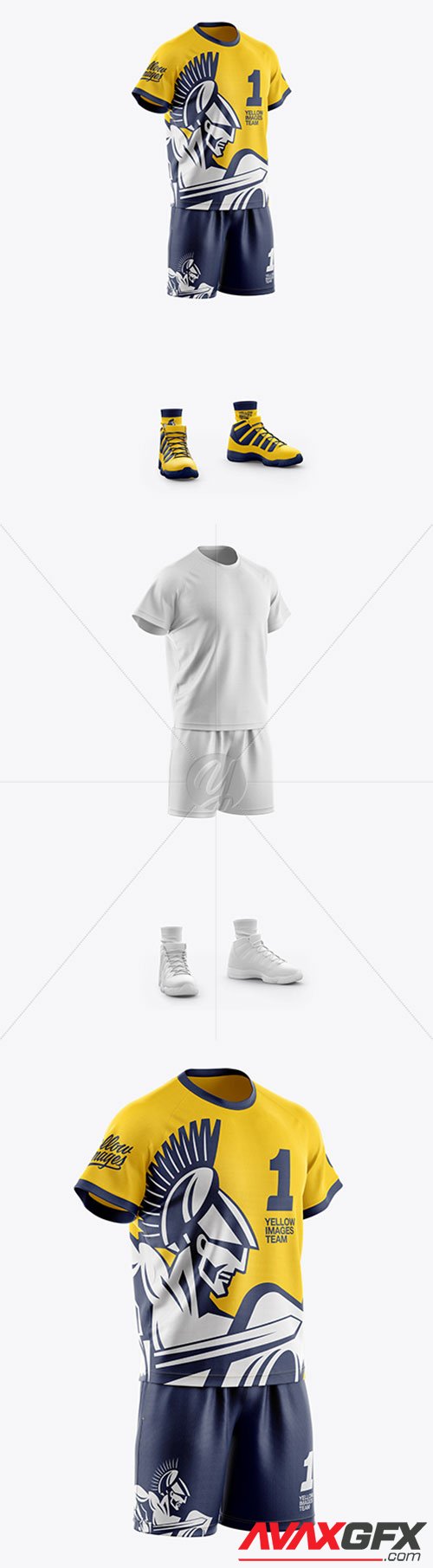 Men's Casual Kit Mockup 41132